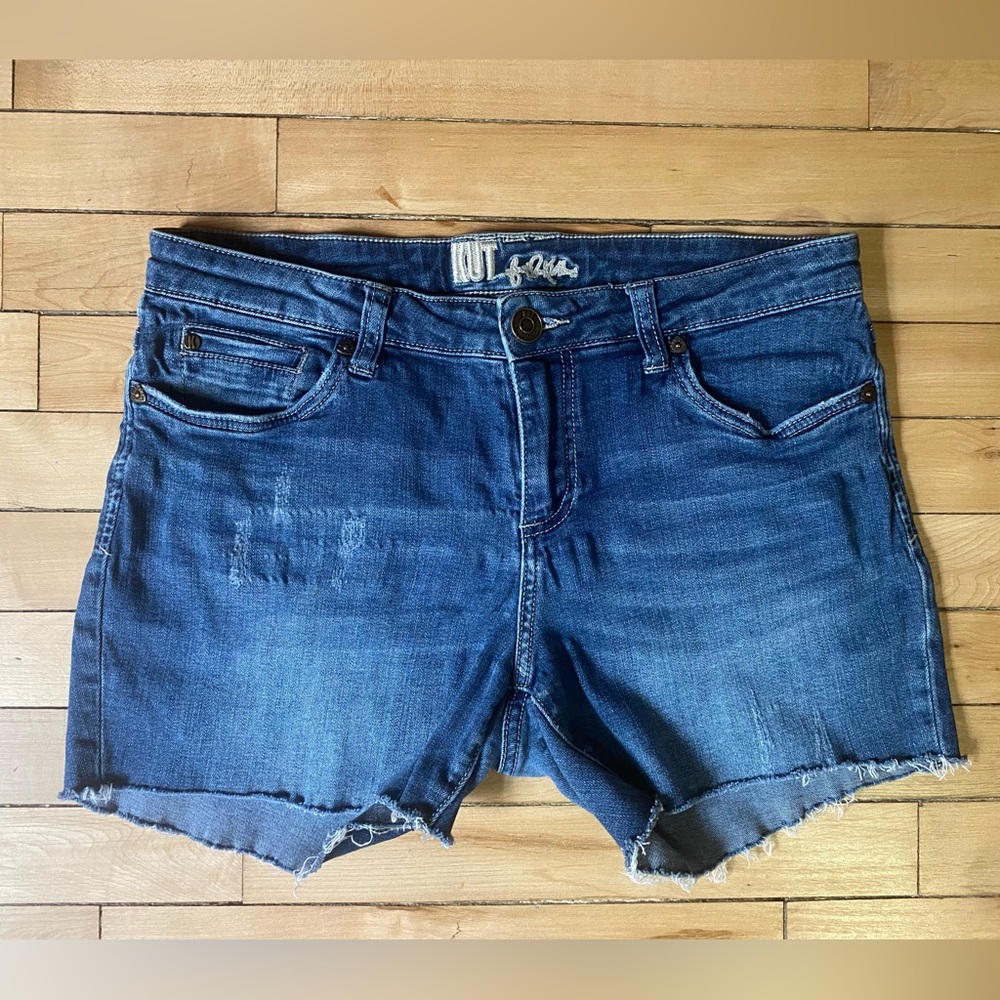 Kut from the Kloth SIZE 10 Denim Shorts